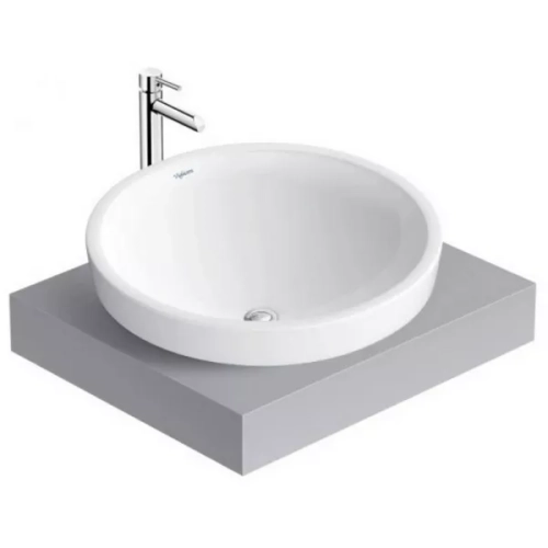 Chậu rửa mặt đặt bán âm bàn Viglacera CD6