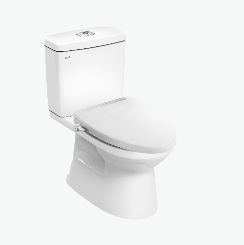 BỒN CẦU 2 KHỐI KẾT HỢP NẮP RỬA CƠ