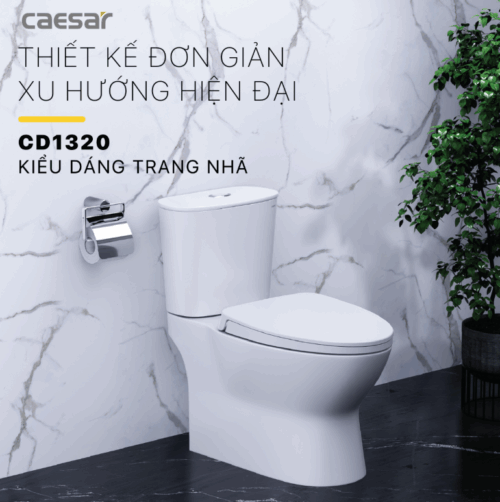 BỒN CẦU 2 KHỐI CD1320 CAESAR