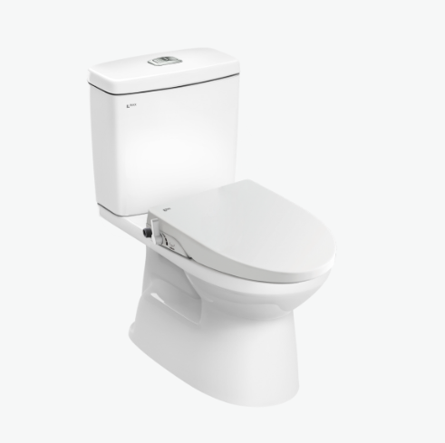 BỒN CẦU 2 KHỐI KẾT HỢP NẮP RỬA CƠ  C-504A+CW-S15VN INAX